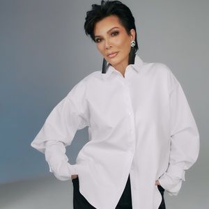 Good American Tabbed Poplin Shirt - NWOT